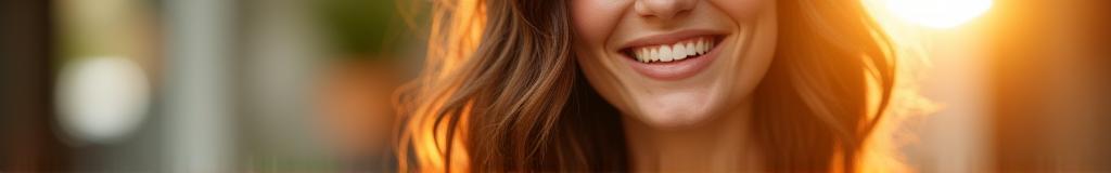 Femme souriante cheveux soignés avec lumière douce